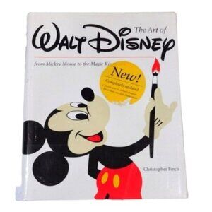 Hardcover Book The Art of Walt Disney Christopher Finch Harry N. Abrams 1995
